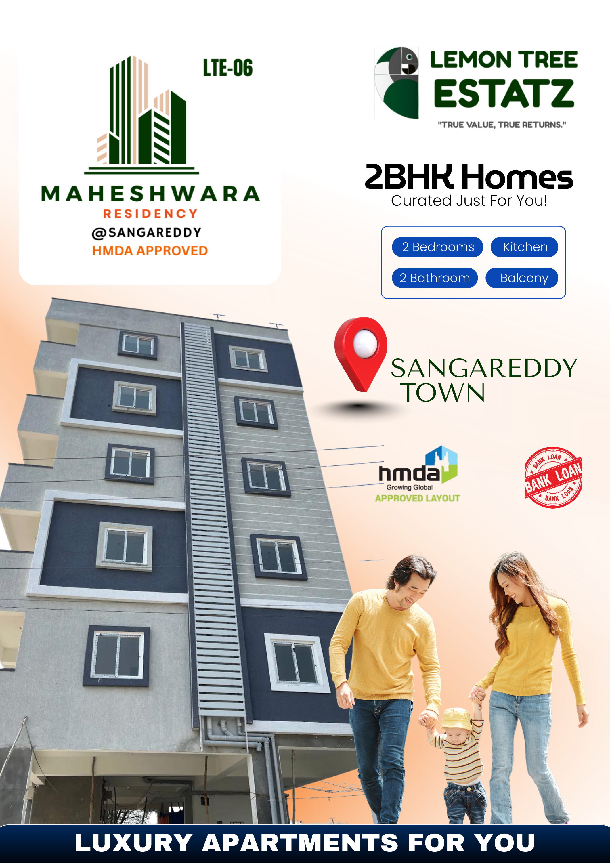 LTE-6 Maheshwara Residency  @Sangareddy.