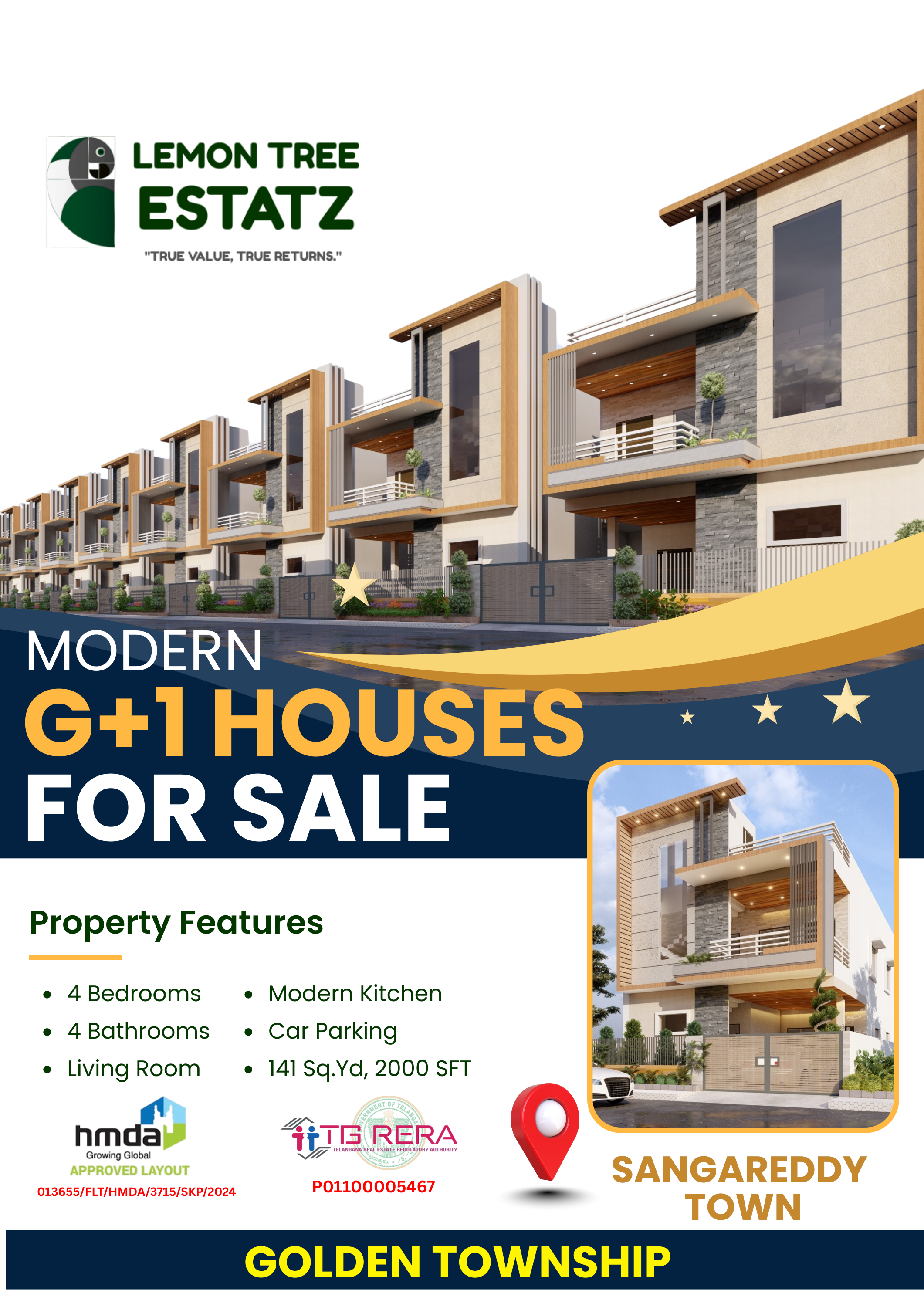 LTE-4  Golden Township @Sangareddy Town (DPS)