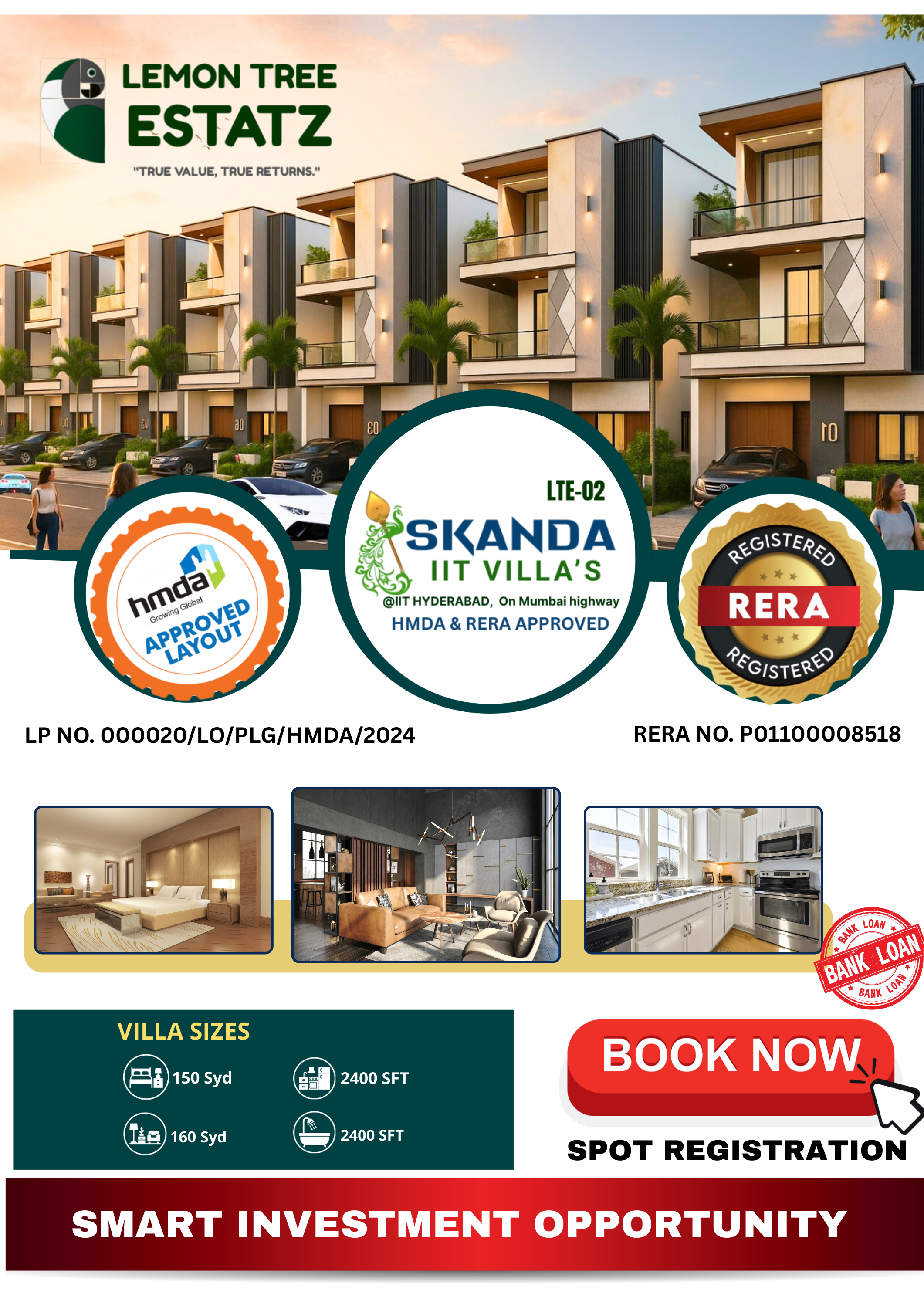 LTE-2  Skanda IIT Villas @IIT Hyderabad.