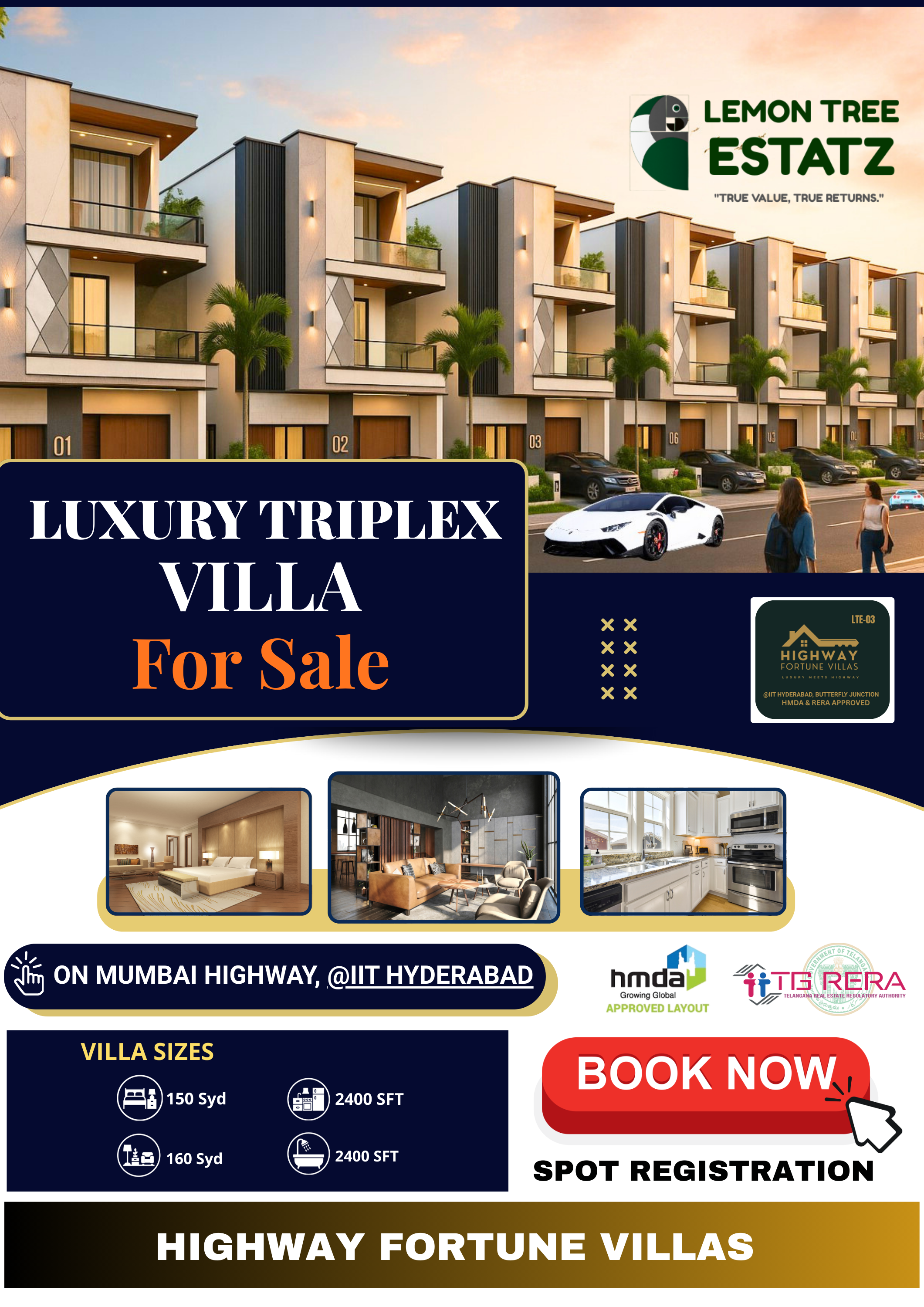 LTE-3  Highway Fortune villas @IIT Buterfly junction