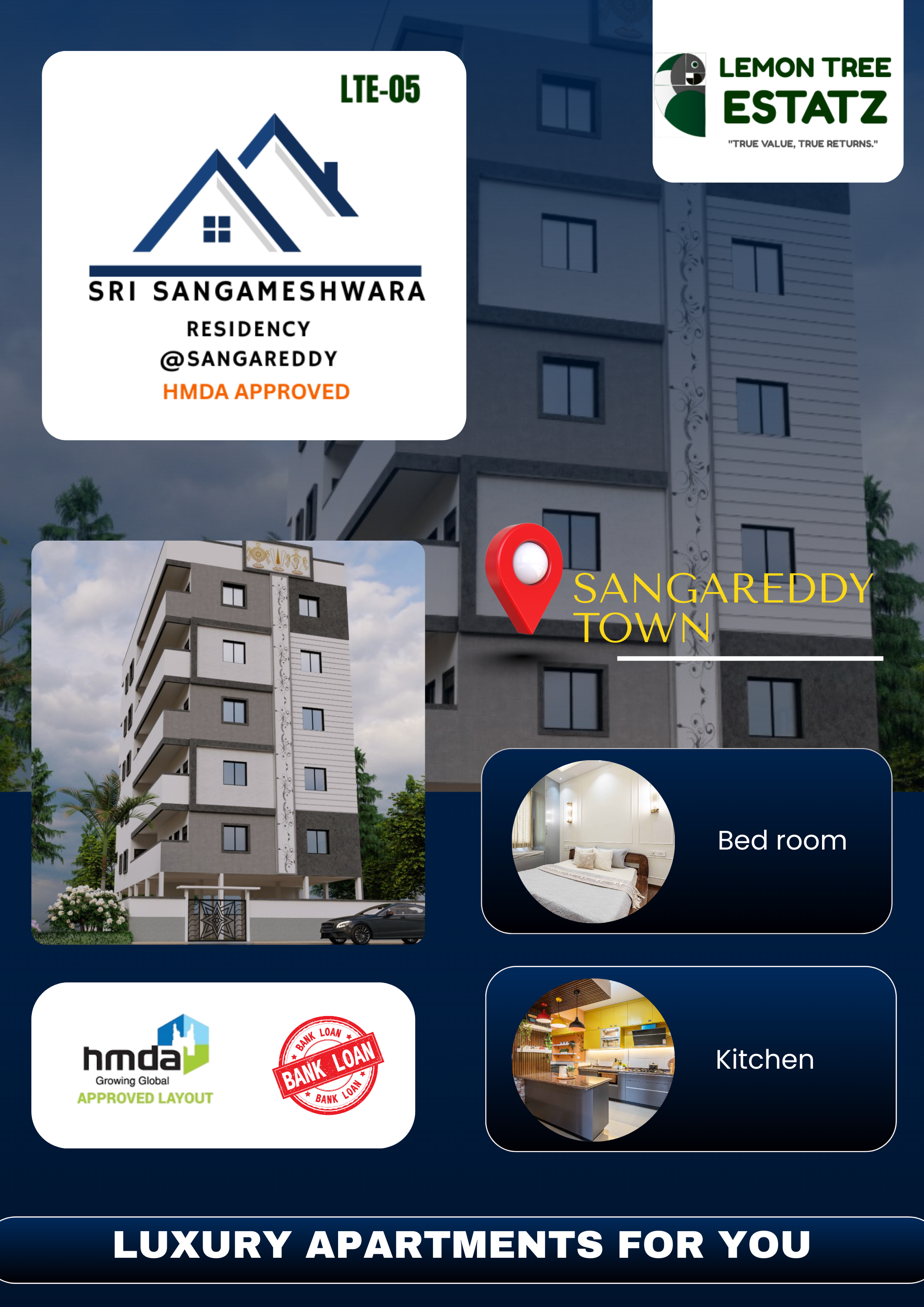 LTE-5  Sri Sangameshwara Residency  @Sangareddy.